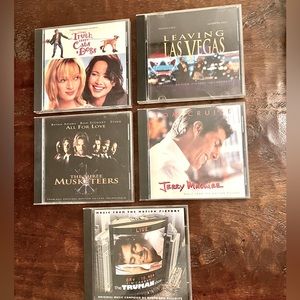 5 Movie Soundtrack CDs
